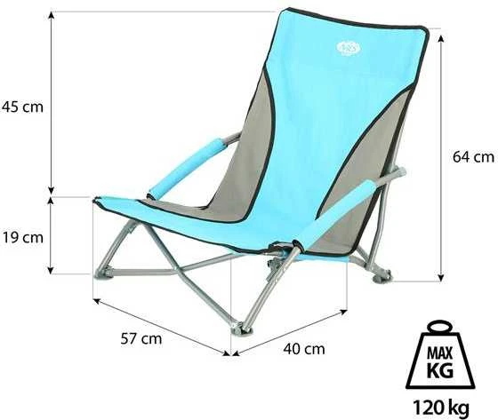 Blue NC3035 Mėlynas BEACH CHAIR NILS STOVYKLĖ