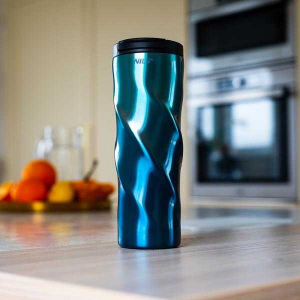 Blue NCB22 Mėlynas NILS termopuodelis