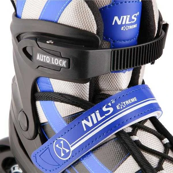 NH18366A 2in1 NAVY Mėlynas DYDŽIO L(39-42) INLINE RIEDŽIAI SU MATMENYS PŁ. NILS EXTREME RIDUOTIS