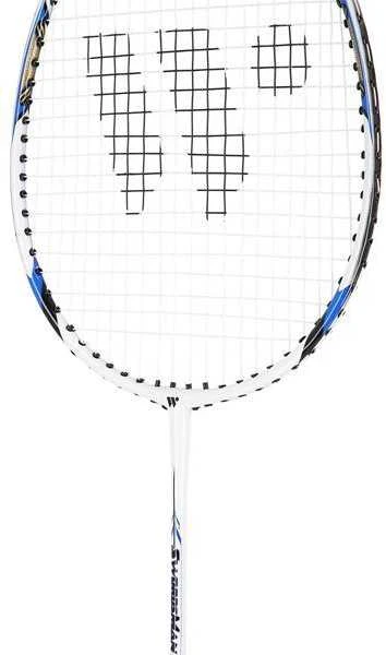 Blue STEELTEC 9K BADMINTON RAKETĖS RAUDONAS+Mėlynas WISH