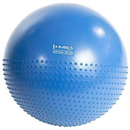 Blue YB03 55CM NAVY Mėlynas HMS MASAŽINIS GIMNASTINIS Kamuolys