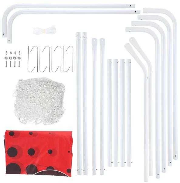 BR240P 2 viename TIKSLAS SU TINKLU IR TAIKYMO SKYDELE 240 x 150 cm NILS