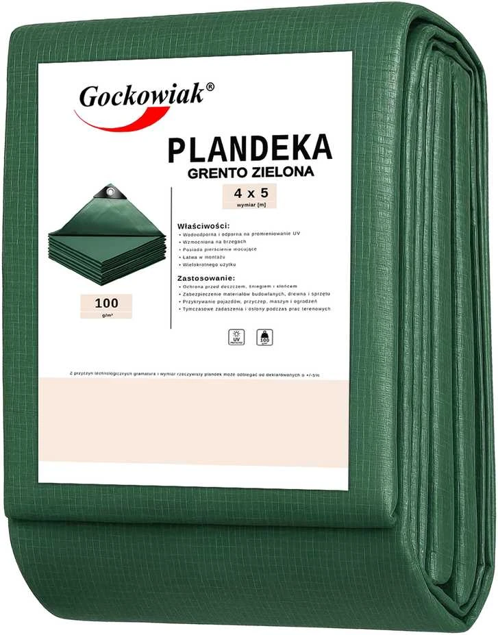 Brezentas 4x5m žalias GRENTO 100GSM