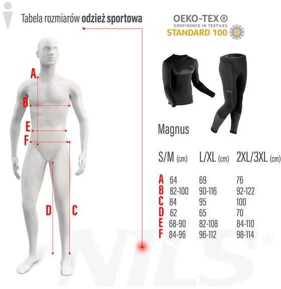 BTS0464 TERMOAKTYVIOS KELNĖS, JUODOS, VYRIŠKOS 2XL/3XL MAGNUS NILS