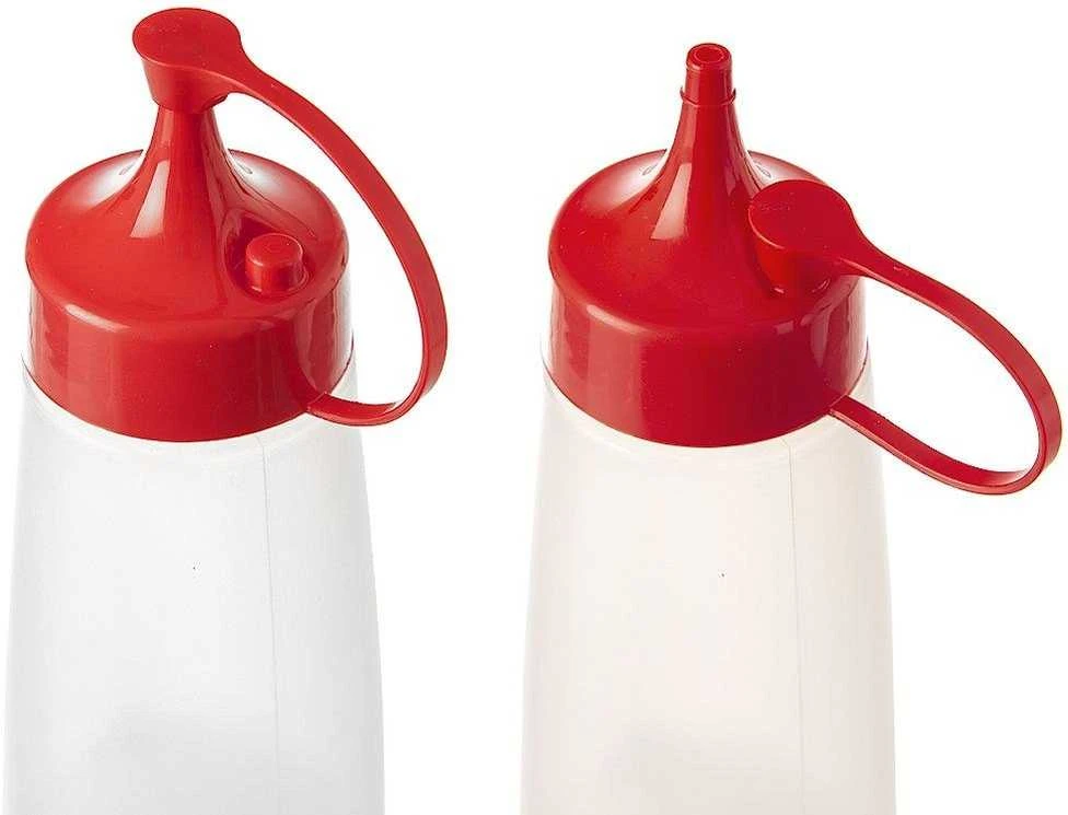 Butelis su dozatoriumi ir dangteliu / dozatoriaus padažo talpykla 525 ml