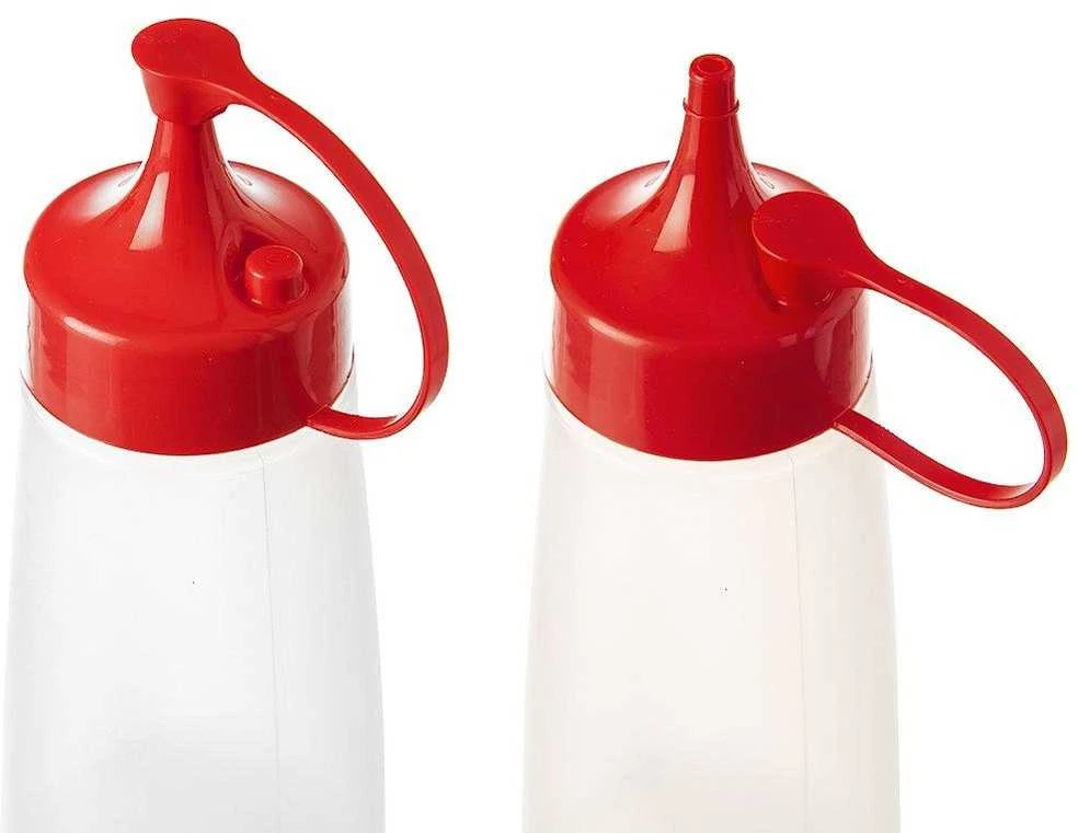 Butelis su dozatoriumi ir dangteliu / dozatoriaus padažo talpykla 340 ml