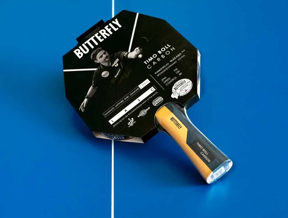 BUTTERFLY Timo Boll Carbon stalo teniso raketė