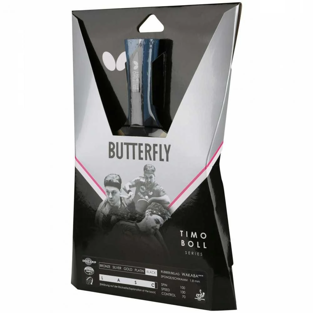 BUTTERFLY Timo Boll juoda stalo teniso raketė