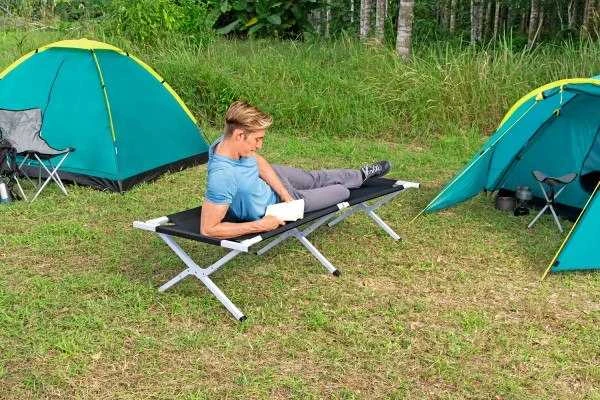 Camping Tourist Kempingas Sulankstoma lova SPARTAN 190x64 cm