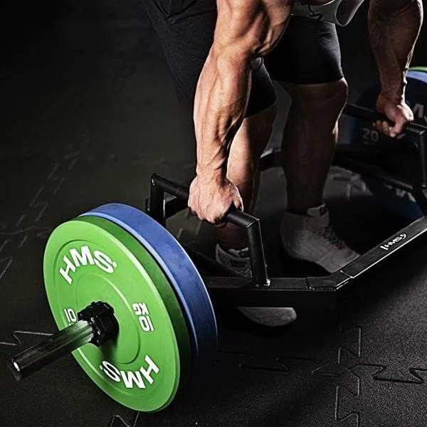 CBR10 Žalias OLYMPIC BUMPER PLATE 10 KG HMS