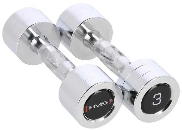 CHD03 CHROME Hanteliai (2 vnt.) HMS