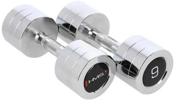 CHD09 CHROME Hanteliai (2 vnt.) HMS