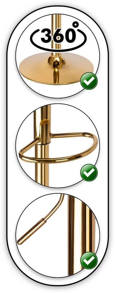 Cofton Gold grafito aksomo baro kėdė