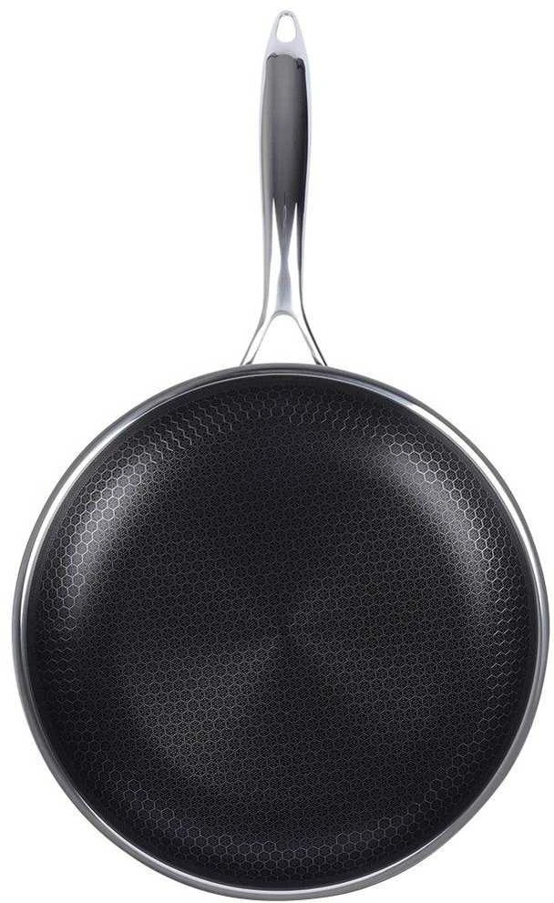 COOKCELL HYBRYD aukščiausios kokybės nelipni plieninė keptuvė 28 cm