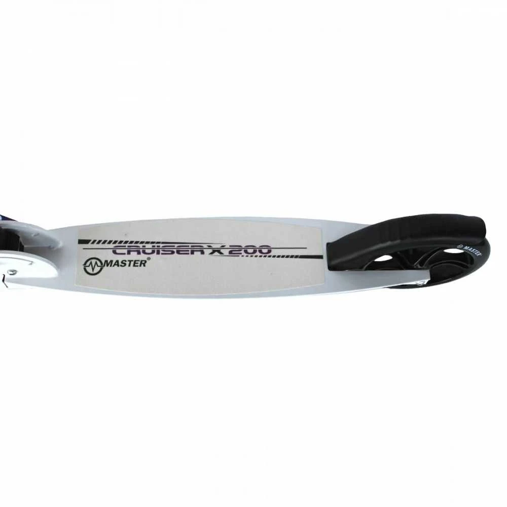 Cruiser Baltas 200 mm sulankstomas motoroleris