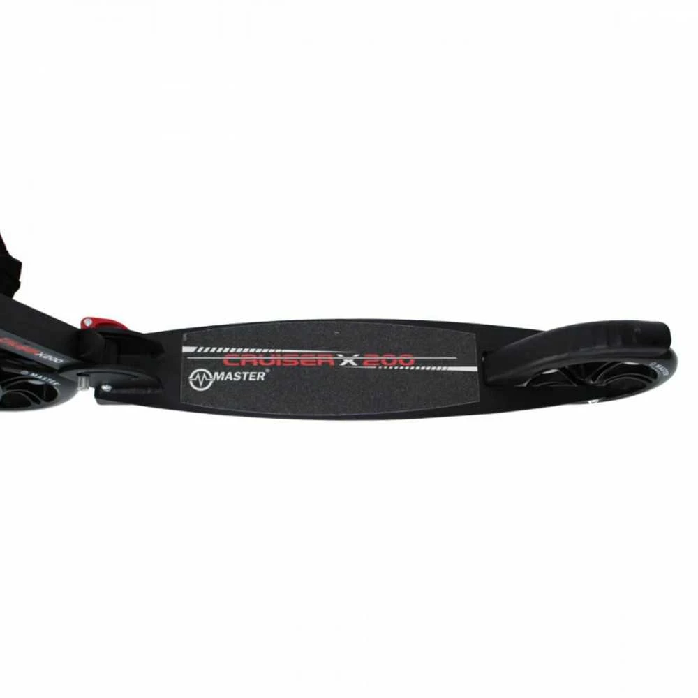 Cruiser Juodas 200 mm sulankstomas motoroleris