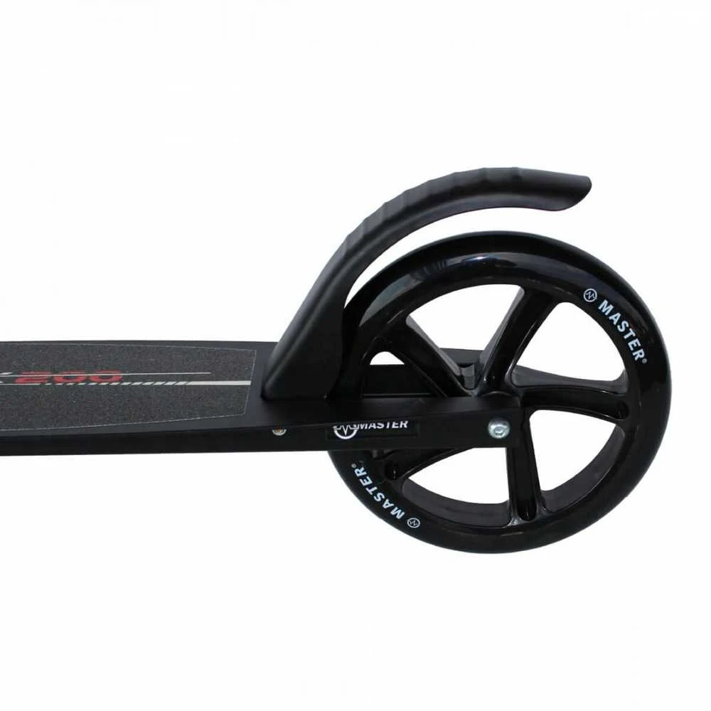 Cruiser Juodas 200 mm sulankstomas motoroleris
