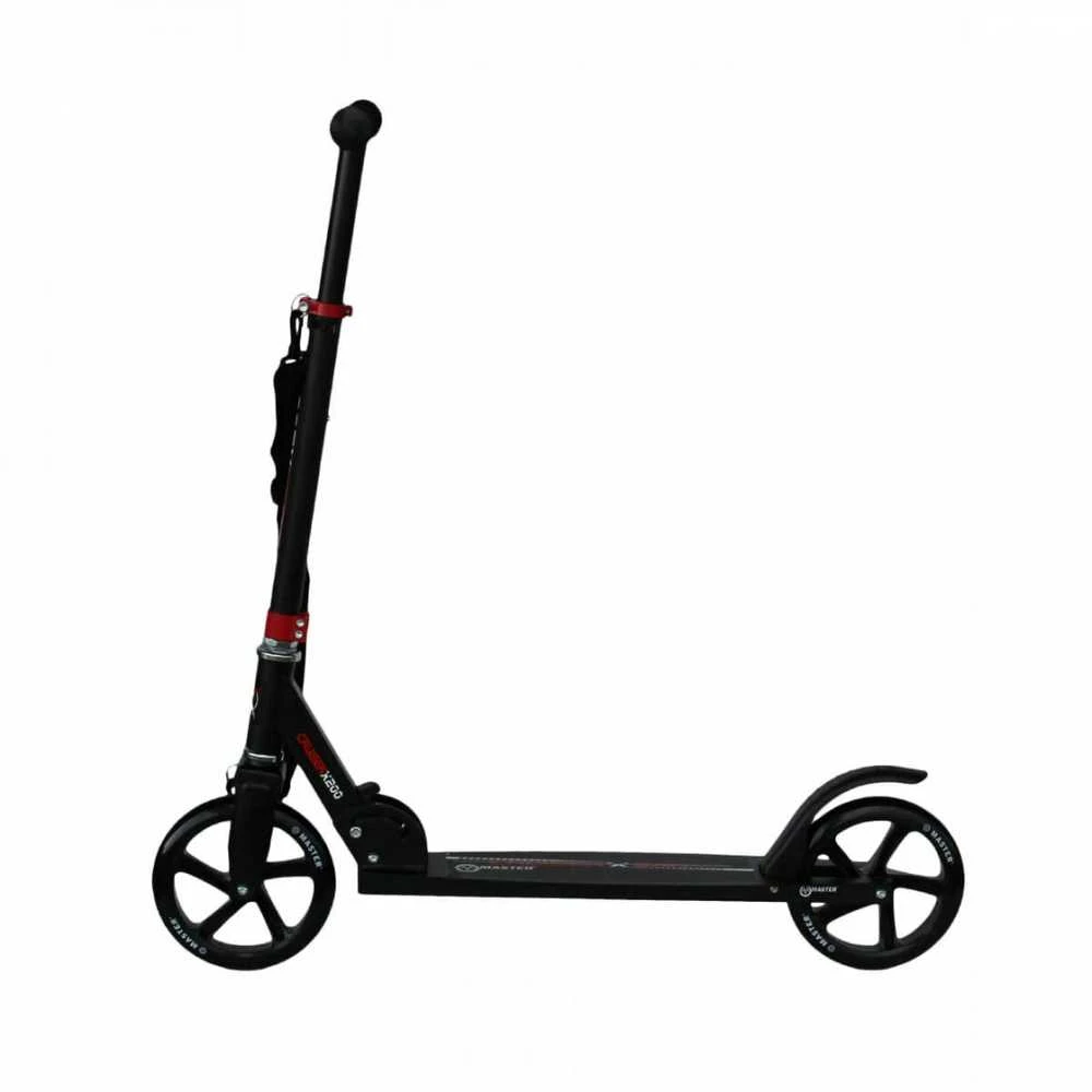 Cruiser Juodas 200 mm sulankstomas motoroleris