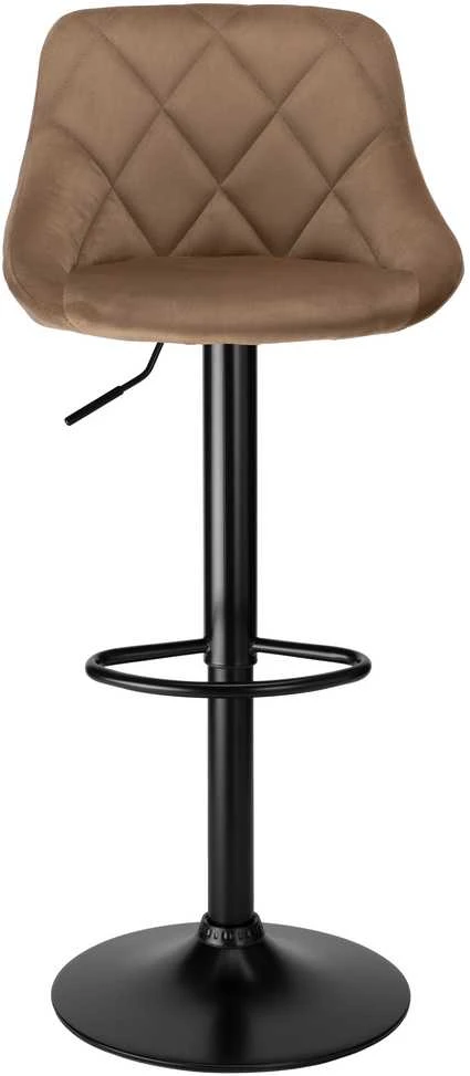 Cydro Juodas Mokka Velvet baro kėdė