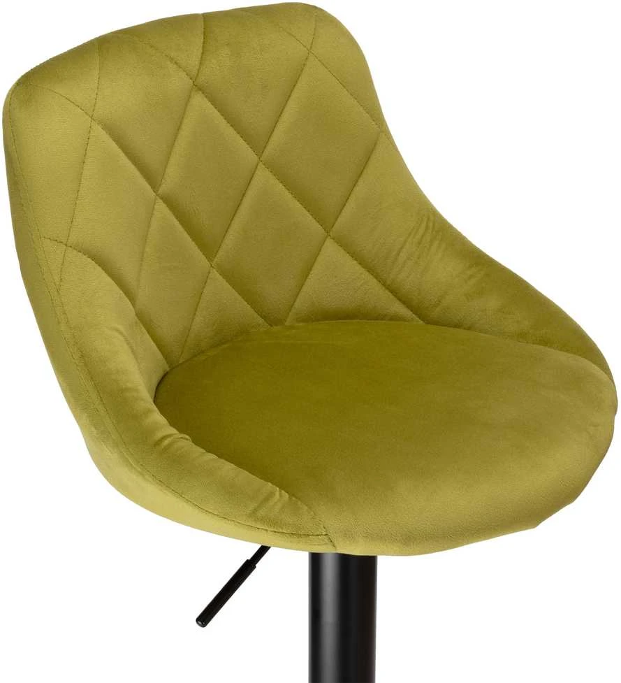 Cydro Juodas Olive Velvet baro kėdė