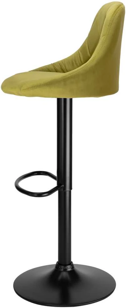 Cydro Juodas Olive Velvet baro kėdė
