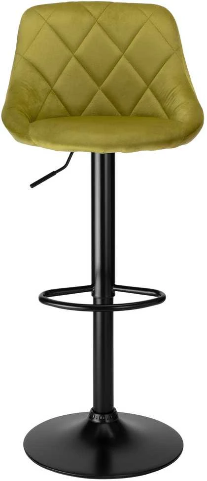 Cydro Juodas Olive Velvet baro kėdė