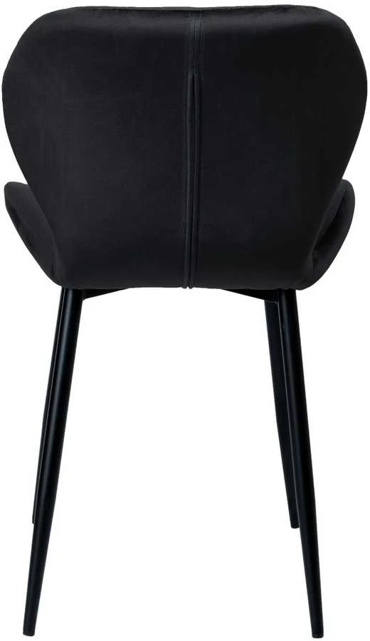 DALLAS VELVET juodo aksomo kėdė