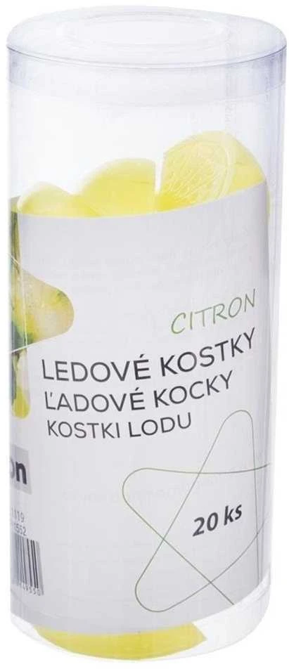 Daugkartinio naudojimo ledo kubeliai, citrininiai ledo kubeliai, 20 vnt