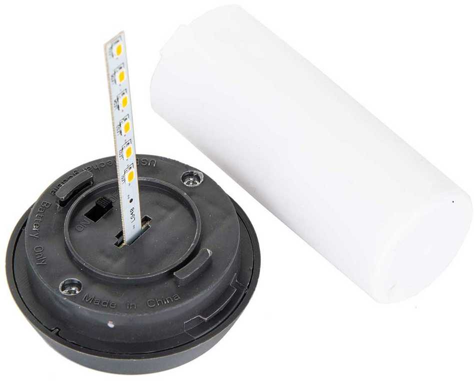 DEKLINIS SAULĖS LEMPAS ŠOKANČIOS LEPSNOS 12 LED SMD 7,5x7,5x46,5cm, PILKA