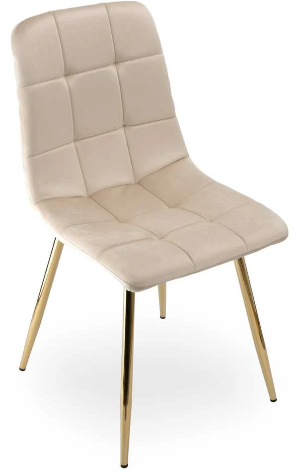 DENVER Velvet Gold rusvai gelsvas kėdė