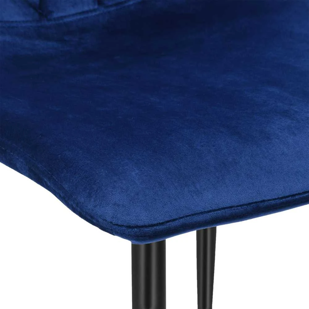 Dexter Velvet tamsiai mėlyna minkšta kėdė