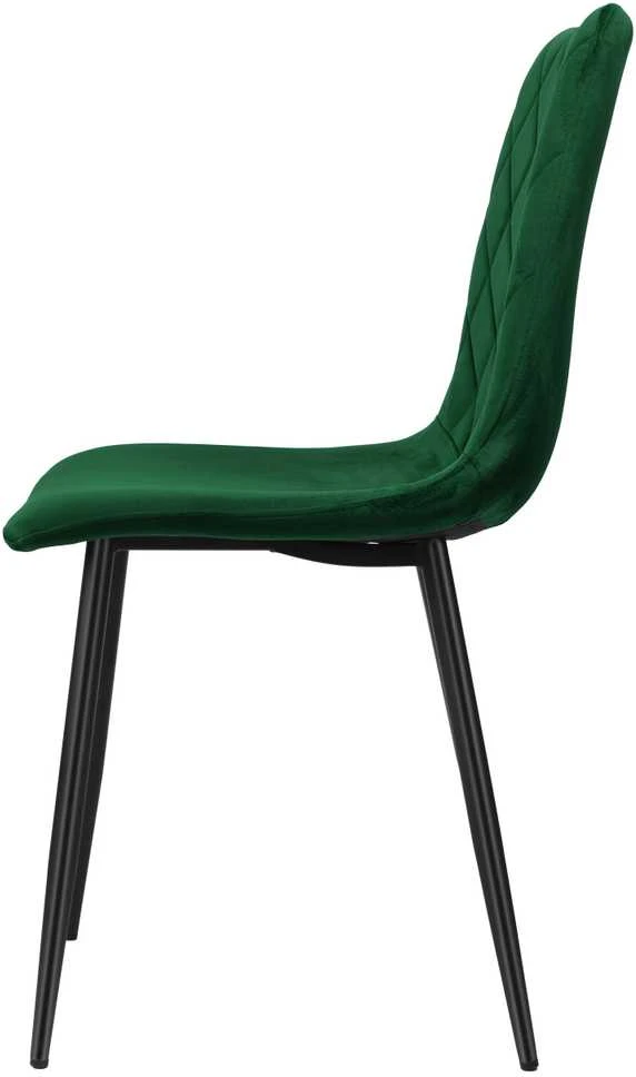 Dexter Velvet tamsiai žalia minkšta kėdė