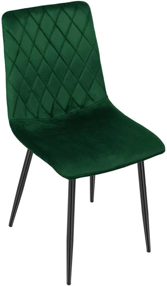 Dexter Velvet tamsiai žalia minkšta kėdė