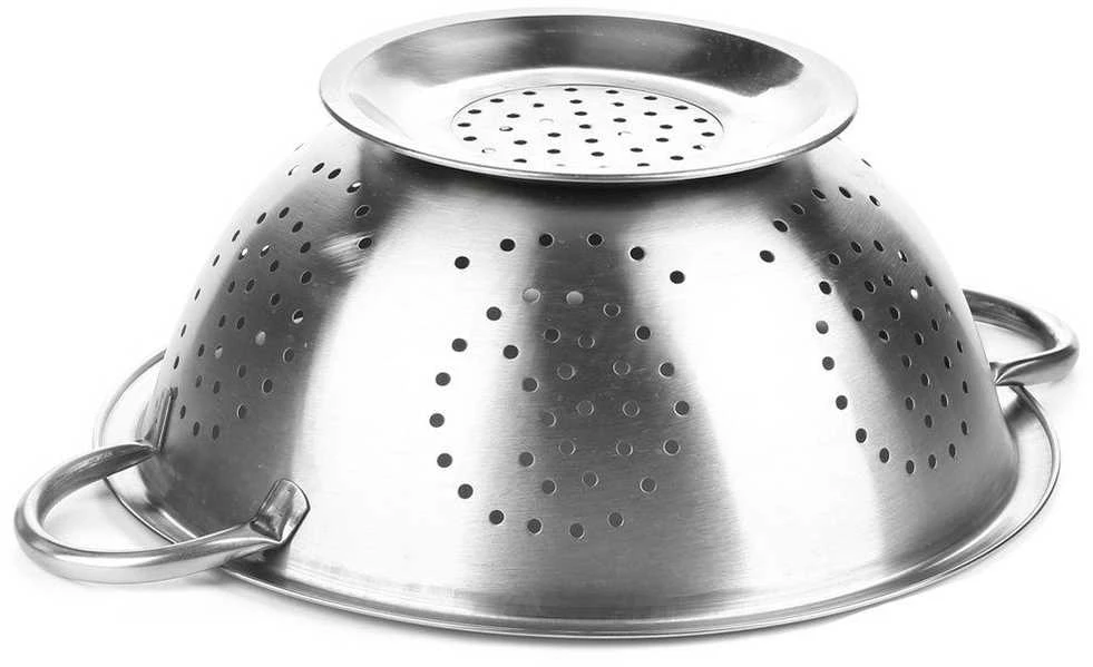 DIDELIS VIRTUVĖS SIJETAS, KIAUŠAS, PLIENINIS SIELAS 28CM
