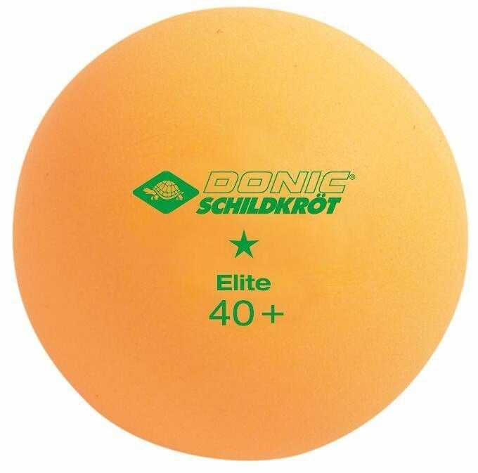 DONIC Elite stalo teniso kamuoliukai * Oranžiniai - 3 vnt.