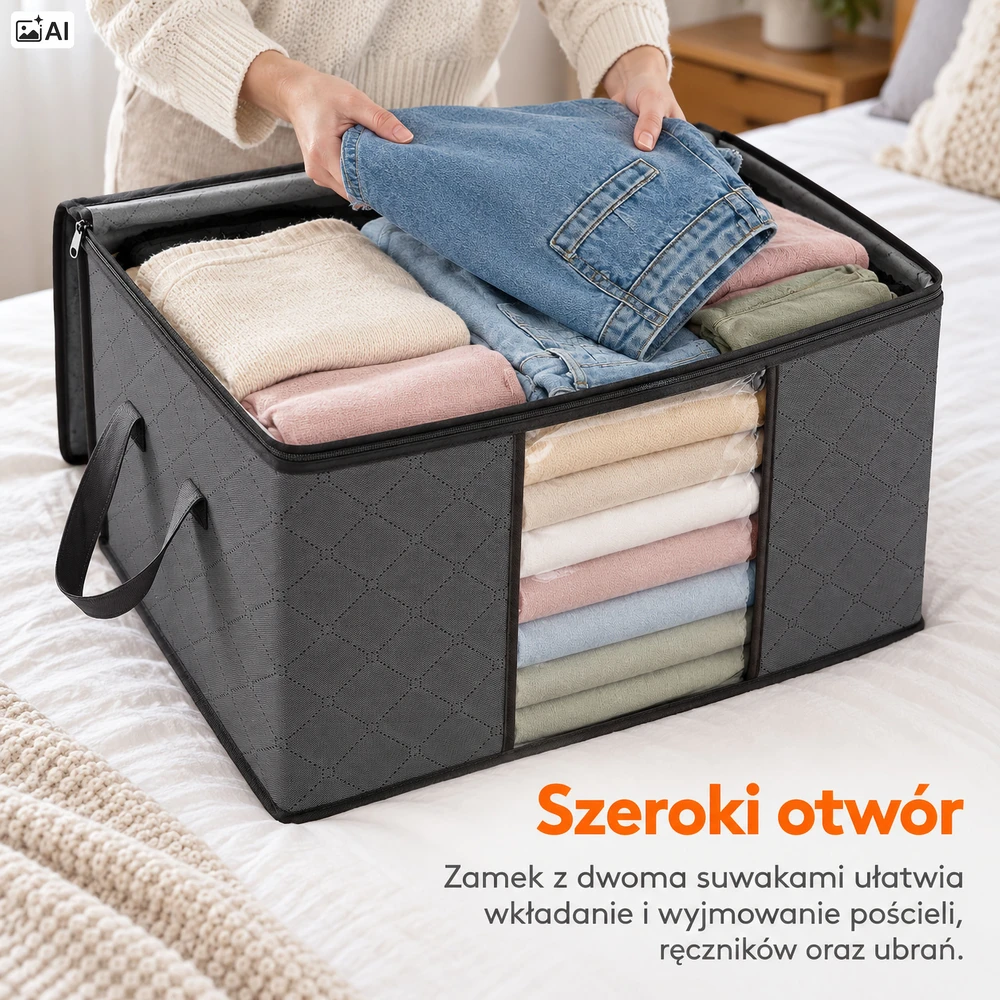 Drabužių, patalynės organizatorių rinkinys, Nevland - 6 vnt.