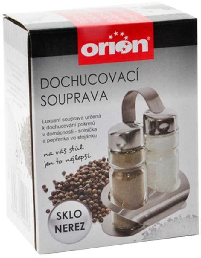 Druskos ir pipirų prieskonių rinkinys stove