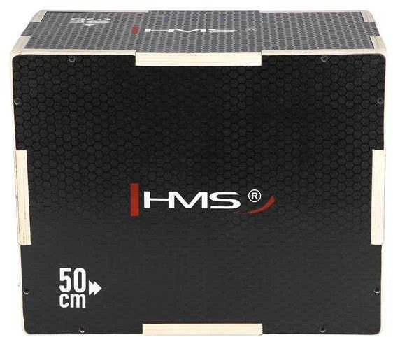 DSC03 PLIOMETRINĖ DĖŽĖ JUODA 500x400x300mm HMS