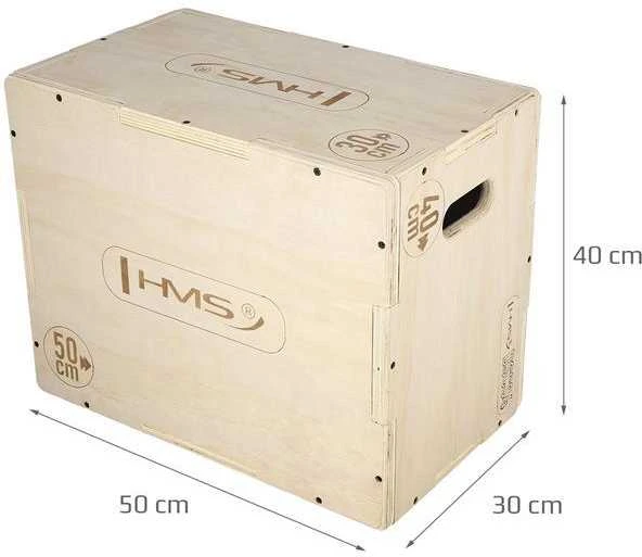 DSC04 PLIOMETRINĖ DĖŽĖ 500x400x300MM HMS