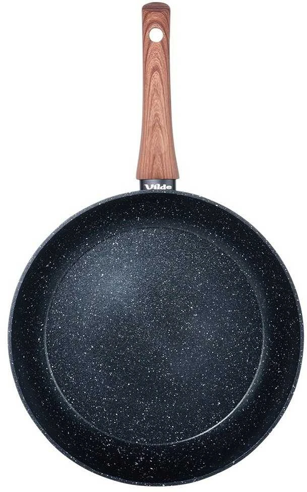 Dujinė indukcinė keptuvė Granitas Nelipnus Kietas VILDE 28 cm