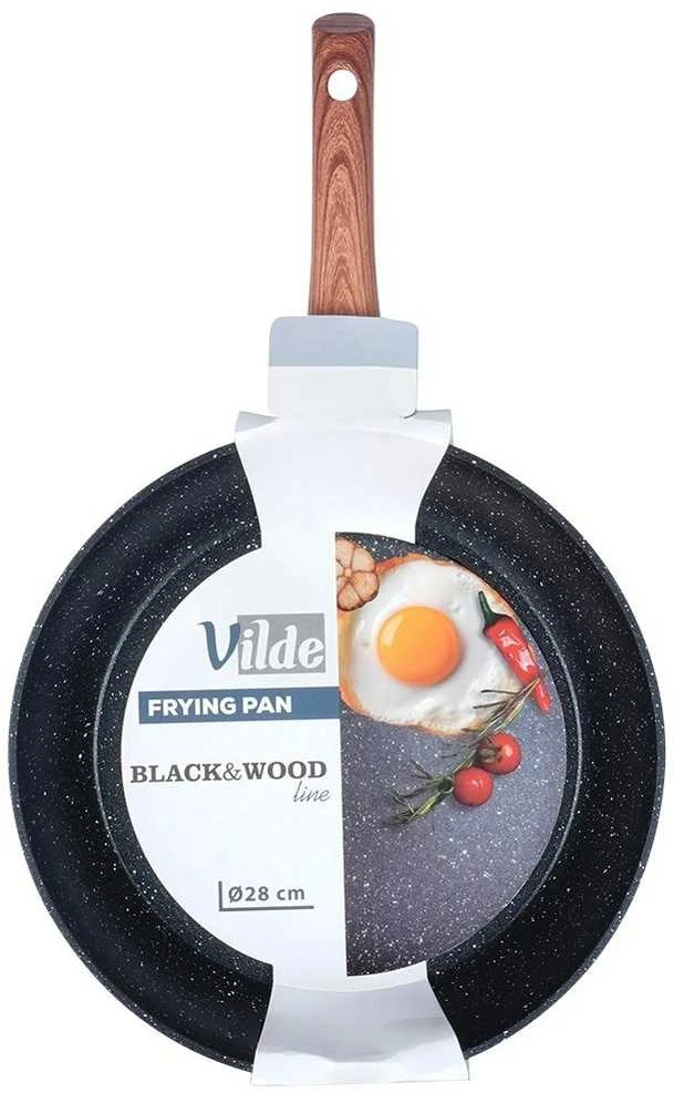 Dujinė indukcinė keptuvė Granitas Nelipnus Kietas VILDE 28 cm