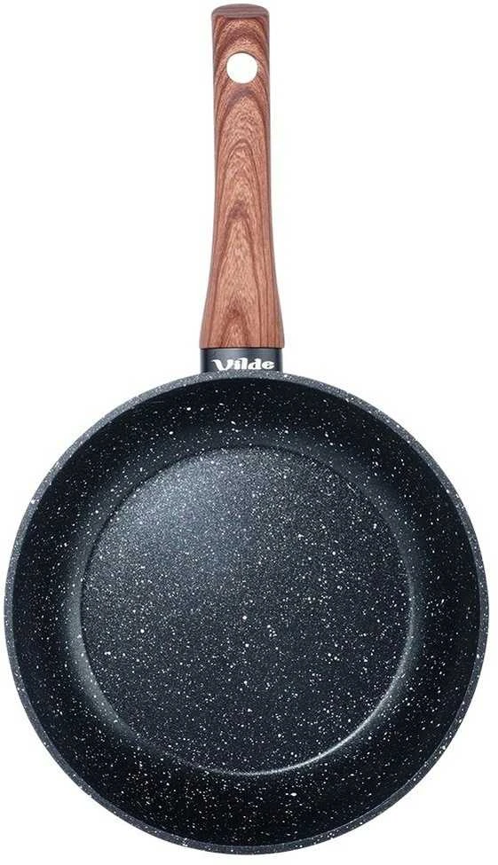 Dujinė indukcinė keptuvė, Granitas, Nelipnus, Tvirtas VILDE, 20 cm