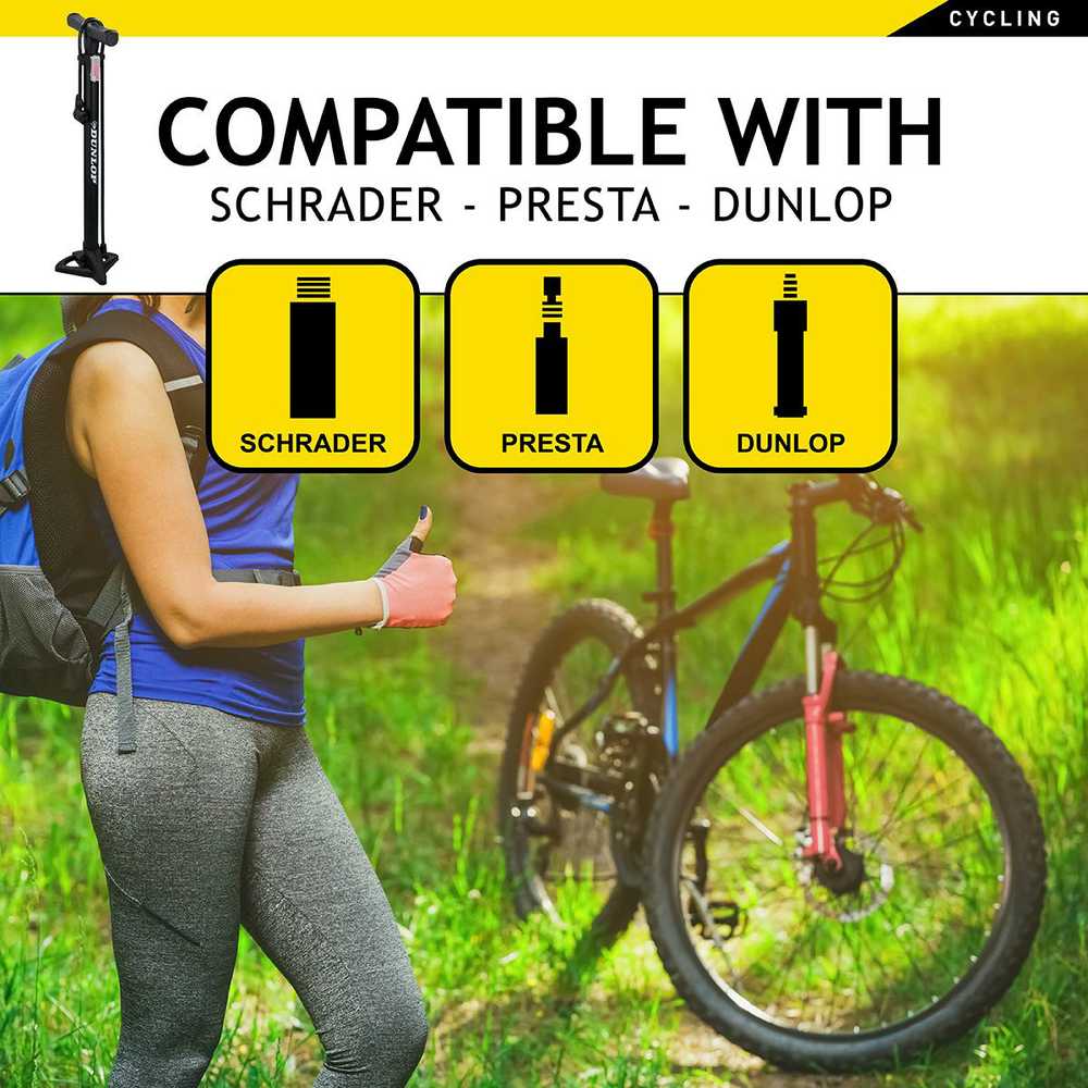 DUNLOP DIRBTINĖ DARBAS IR DVIRAČIO SIURBLYS 174PSI (12BAR)