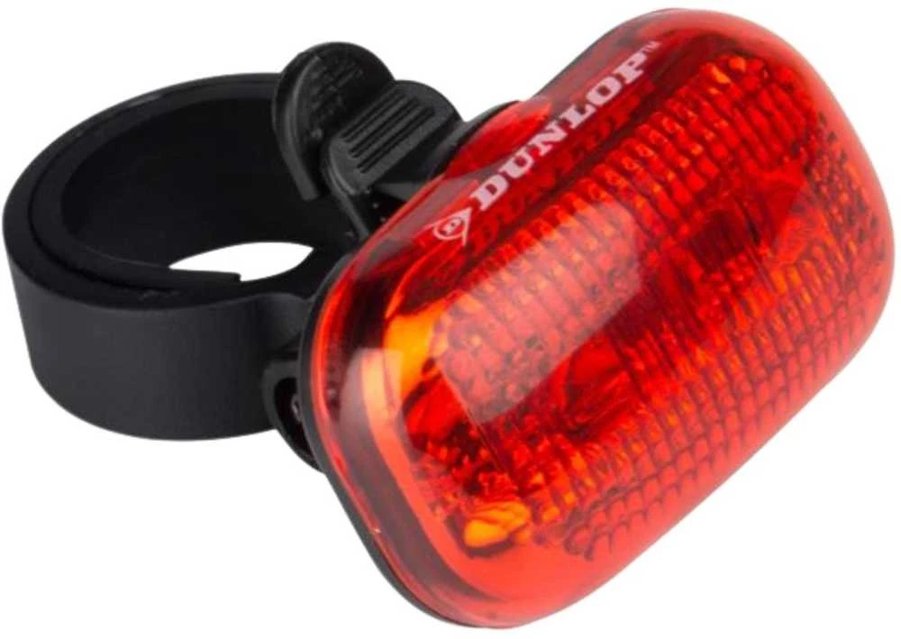 DUNLOP LED dviračio žibintų komplektas priekinis/galinis