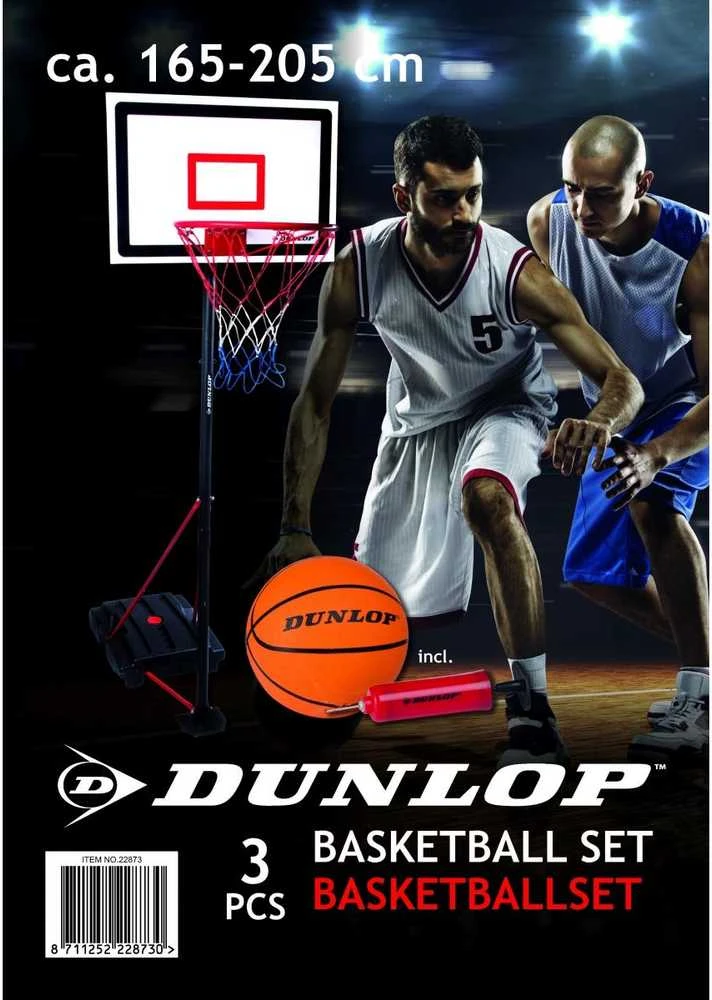 DUNLOP REGULIUOJAMAS KREPŠINIO KOMPLEKTAS 1,65–2,05 M 3IN1