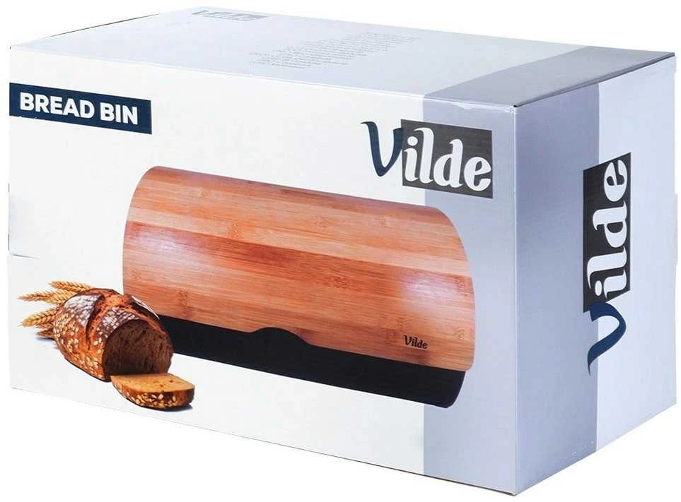 Duoninė Dėžė Plieninė Medinė Juoda VILDE 38 x 24 x 20 cm