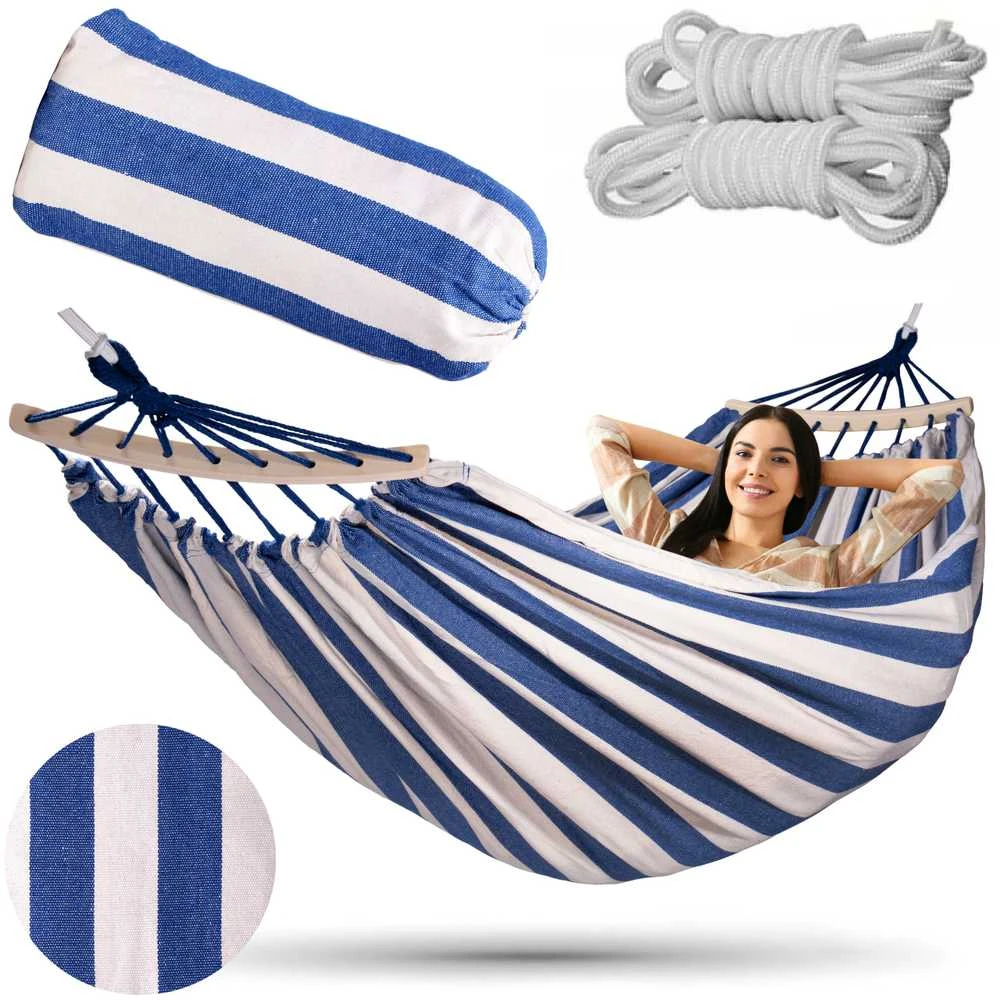 EDEN MARINE dryžuotas sodo hamakas