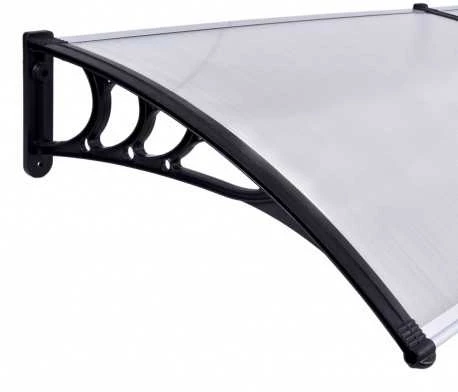 Eko plastikinis stogelis 80x150cm - juodas