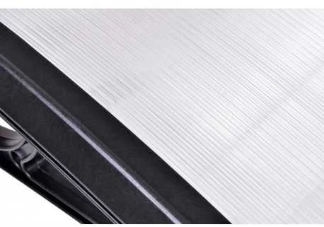 Eko plastikinis stogelis 80x150cm - juodas
