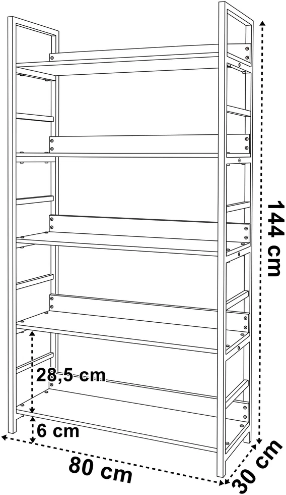 Eldor Rustic industrinė palėpės lentyna